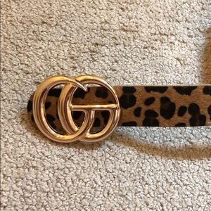 Cheetah “Gucci” Belt